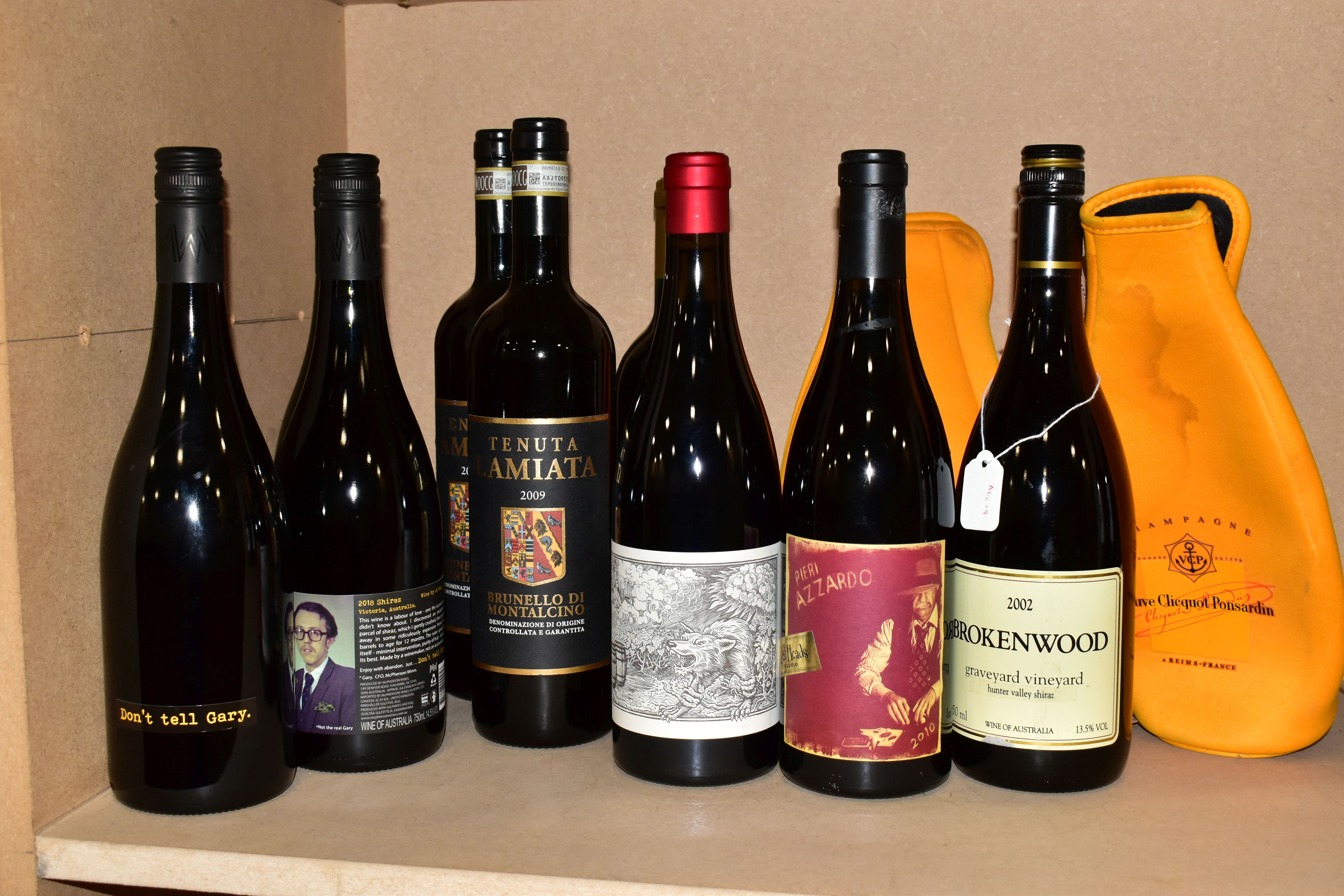 WINE, eight bottles of assorted Wine from Australia and Italy comprising one bottle of BROKENWOOD