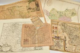 A SMALL QUANTITY OF LOOSE 18th,19th and 20th CENTURY BRITISH ISLES MAPS, mostly taken from