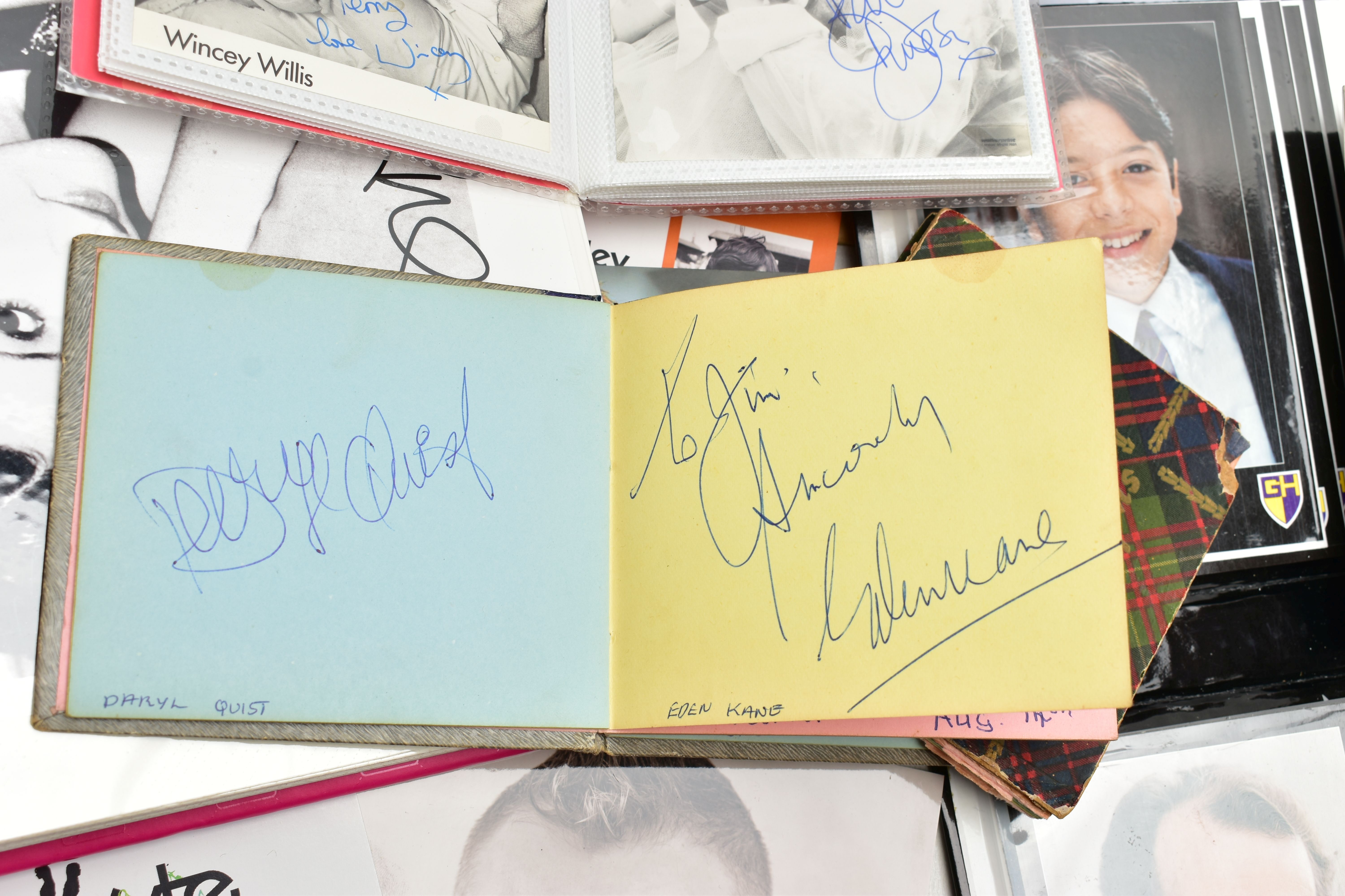 SHOWBIZ AUTOGRAPHS, a large collection of autographs, signed photographs and mixed ephemera from - Image 9 of 48