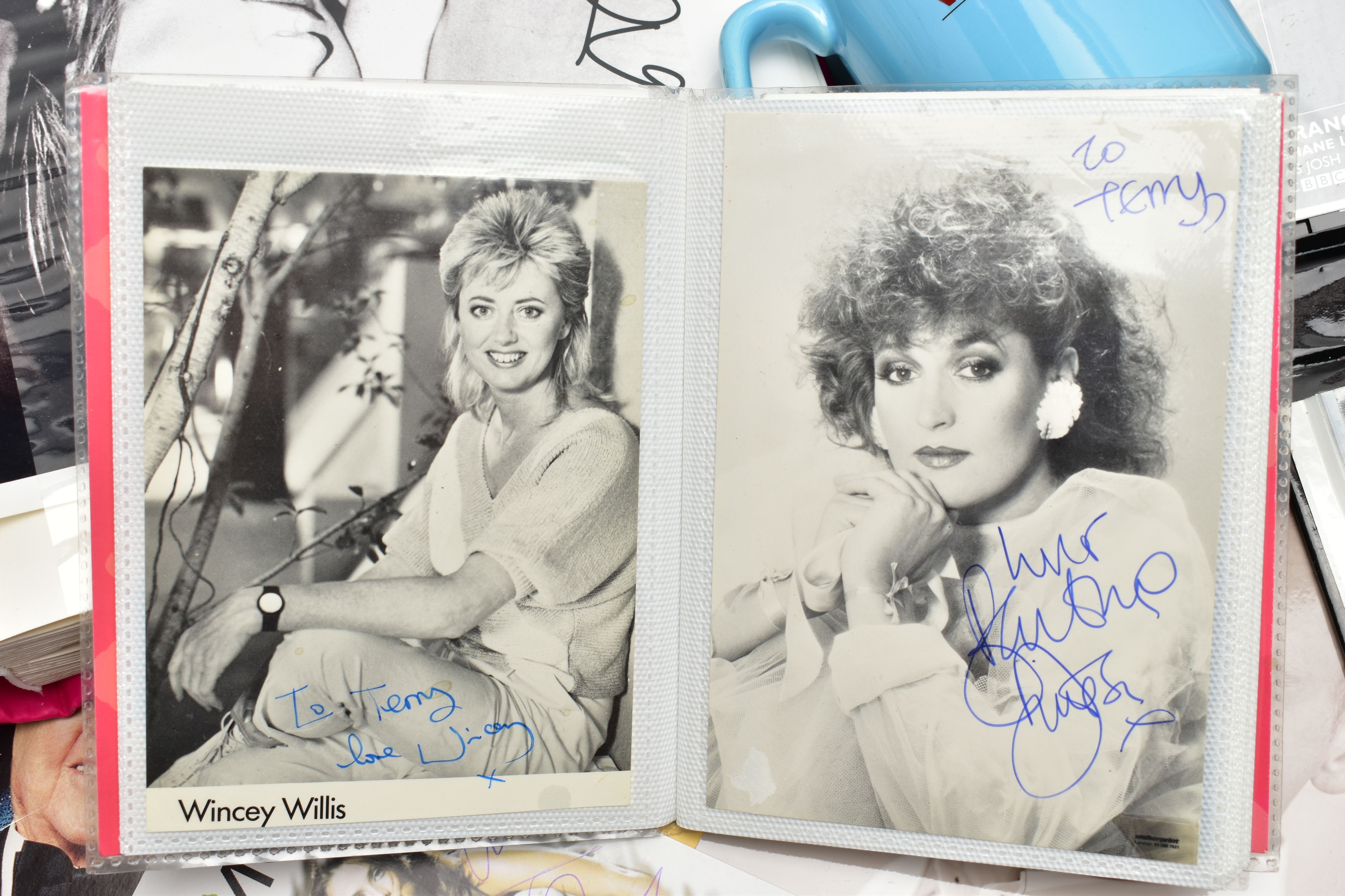 SHOWBIZ AUTOGRAPHS, a large collection of autographs, signed photographs and mixed ephemera from - Image 30 of 48