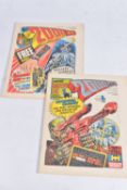 2000AD PROGRAMME 2 & 9, two early editions of 2000AD, programme 2 contains the first appearance of