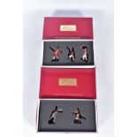 FOUR BOXED BRITAINS NAPOLEONIC WATERLOO - HOUGOUMONT - FIGHT IN THE COURTYARD SETS, No's.17672,