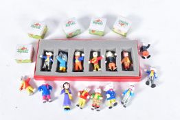 A BOXED SET OF GOOD SOLDIERS CAST LEAD RUPERT THE BEAR AND FRIENDS FIGURES, six figures all in