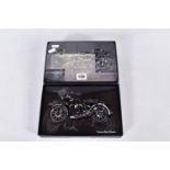 A BOXED PAUL'S MODEL ART MINICHAMPS 1/12 SCALE VINCENT HRD SERIES C BLACK SHADOW, Classic Bike