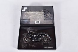 A BOXED PAUL'S MODEL ART MINICHAMPS 1/12 SCALE VINCENT HRD SERIES C BLACK SHADOW, Classic Bike