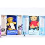 TWO BOXED MERRYTHOUGHT LIMITED EDITION TEDDY BEARS, replica of Donald Campbell's Mister Whoppit,