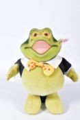 AN UNBOXED STEIFF LIMITED EDITION MR TOAD FIGURE, No.653605, limited edition Danbury Mint figure,