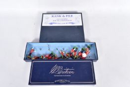 TWO BRITAINS CEREMONIAL COLLECTION BAND OF THE LIFE GUARDS SETS, 8 piece, No.00154 and 5 piece, No.