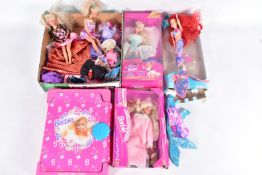 A QUANTITY OF BOXED AND UNBOXED MODERN MATTEL BARBIE DOLLS, CLOTHING AND ACCESSORIES, boxed items