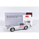 A BOXED CMC 1/18 SCALE MERCEDES-BENZ 300 SLR (W196S) MILLE MIGLIA WINNER 1955, No.M-066, complete