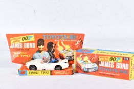 A BOXED CORGI TOYS JAMES BOND TOYOTA 2000GT, No.336, very lightly playworn condition with minor