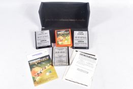 QUANTITY OF RARE ATARI 2600 GAMES, including Threshold, Star Strike, Quest For Quintana Roo, and H.