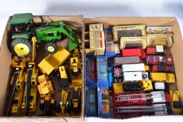 A QUANTITY OF UNBOXED AND ASSORTED PLAYWORN DIECAST VEHICLES, to include a quantity of assorted