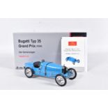 A BOXED CMC 1/18 SCALE 1924 BUGATTI TYPE 35 GRAND PRIX CAR, No.M-063, complete and in very good