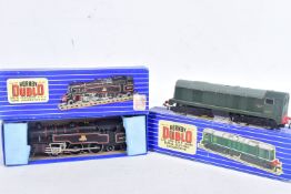 TWO BOXED HORNBY DUBLO LOCOMOTIVES, Class 4MT Standard Tank No.80054, B.R. lined black livery (