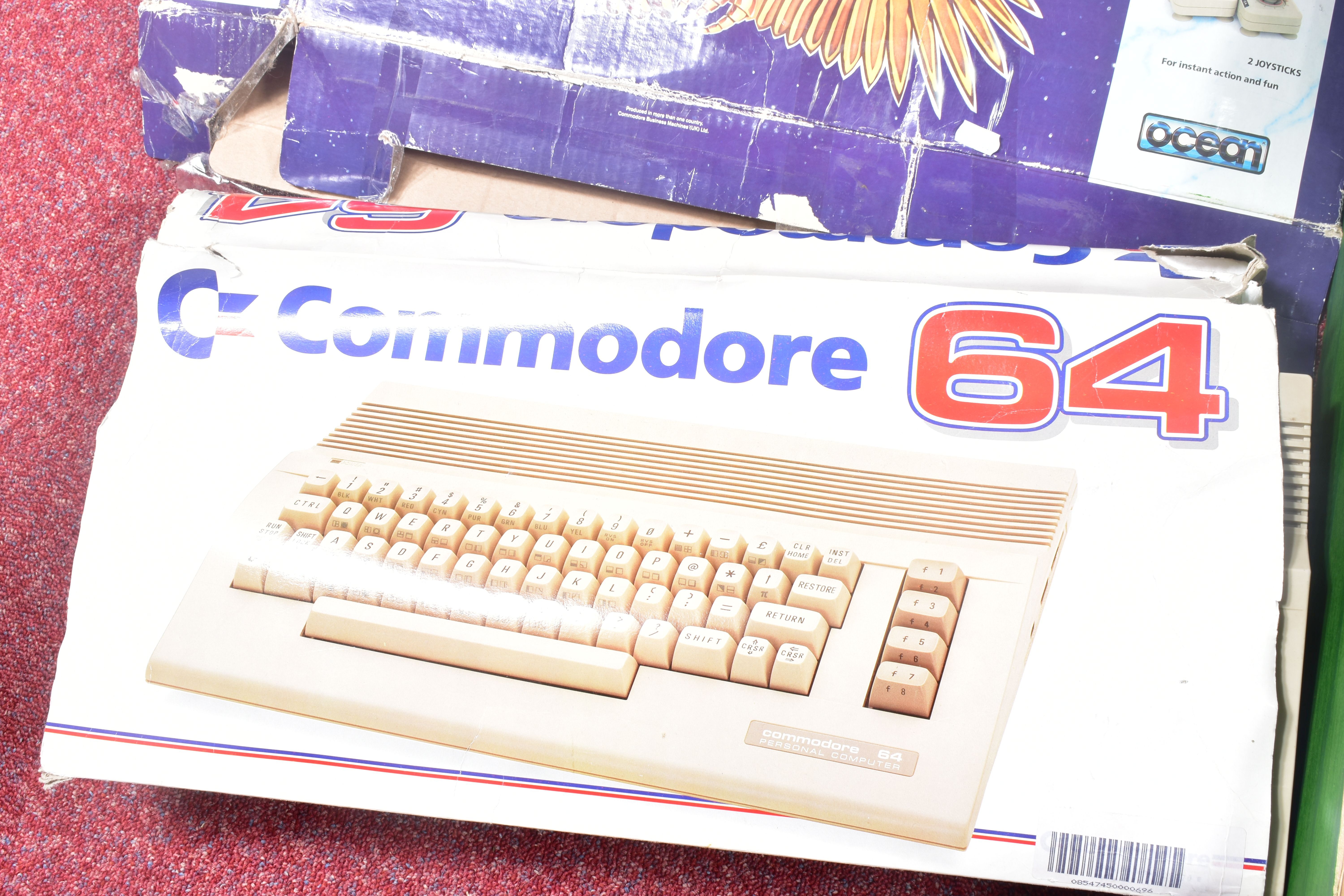 A BOXED COMMODORE 64 (C64 MODEL), ACCESSORIES AND A QUANTITY OF GAMES, accessories include a - Image 5 of 6