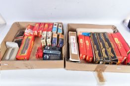 A QUANTITY OF BOXED ASSORTED OO GAUGE ROLLING STOCK, assorted Tri-ang Hornby, Hornby, Mainline and