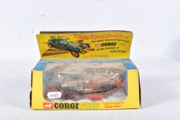 A BOXED CORGI TOYS CHITTY CHITTY BANG BANG CAR, No.266, complete with all four figures, working side