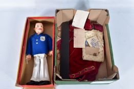 A BOXED PALITOY PETER BROUGH'S ARCHIE ANDREWS VENTRILOQUIST DOLL, appears complete, in working order