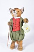 AN UNBOXED STEIFF LIMITED EDITION BEATRIX POTTER MR TOD FIGURE, No.EAN662492, limited edition No.