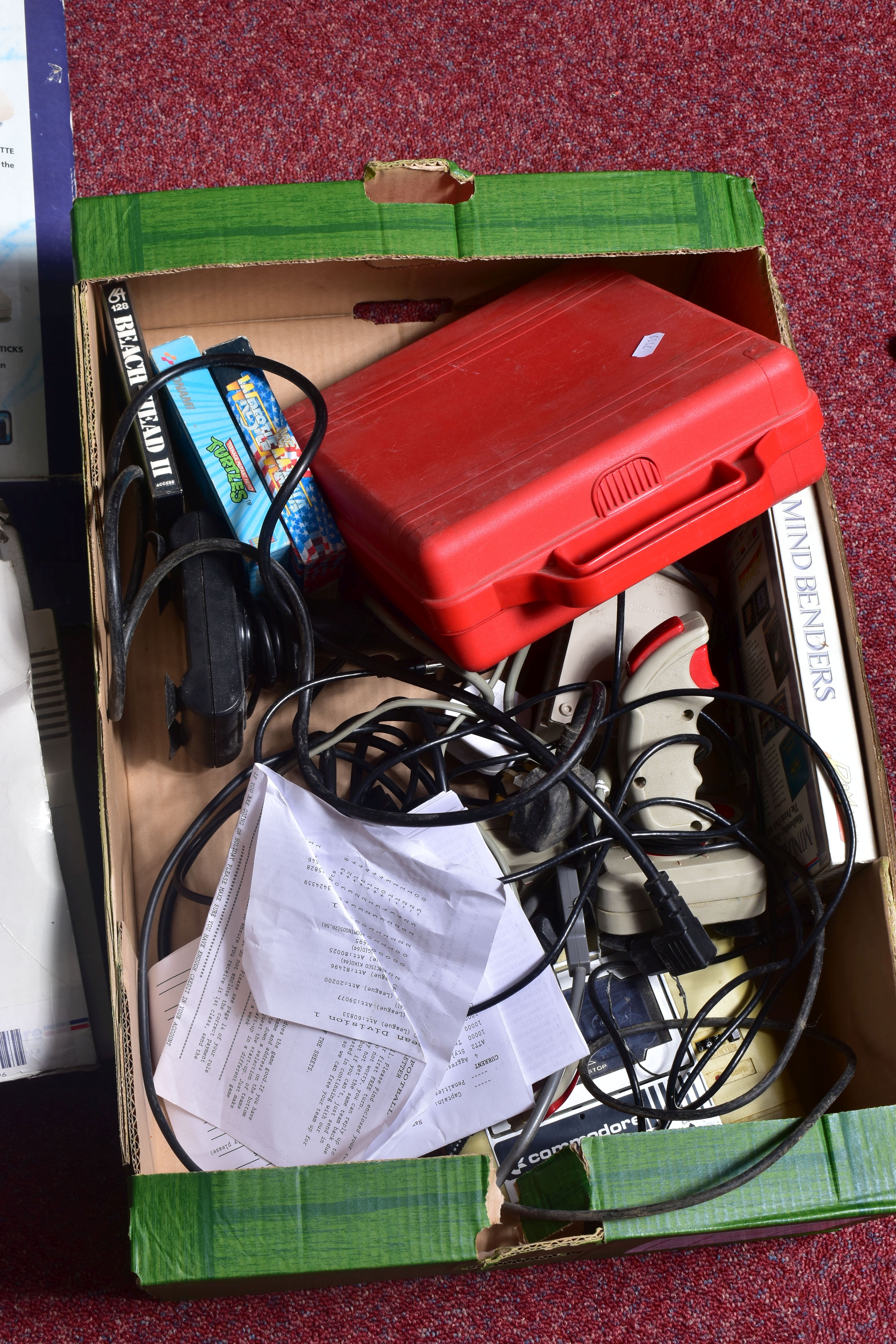 A BOXED COMMODORE 64 (C64 MODEL), ACCESSORIES AND A QUANTITY OF GAMES, accessories include a - Image 2 of 6