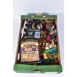 A QUANTITY OF UNBOXED AND ASSORTED PLAYWORN DIECAST VEHICLES, majority are Matchbox Models of