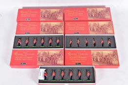 A QUANTITY OF ASSORTED BRITAINS SCOTS GUARDS FIGURE SETS, from the Collectors Club Centenary