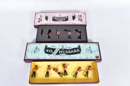 A QUANTITY OF BRITAINS GUARDS & HUSSARS FIGURE SETS, Special Collector's Edition Coldstream