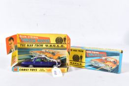 A BOXED CORGI TOYS THE MAN FROM U.N.C.L.E. THRUSHBUSTER OLDSMOBILE SUPER 88, No.497, metallic