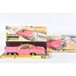 A BOXED DINKY TOYS THUNDERBIRDS LADY PENELOPE'S FAB1, No.100, earlier version with pink stripes to