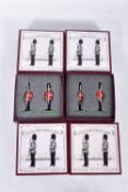SIX BRITAINS SPECIAL COLLECTORS EDITION SCOTS GUARDS PRESENT ARMS SETS, No.40204, all are the two