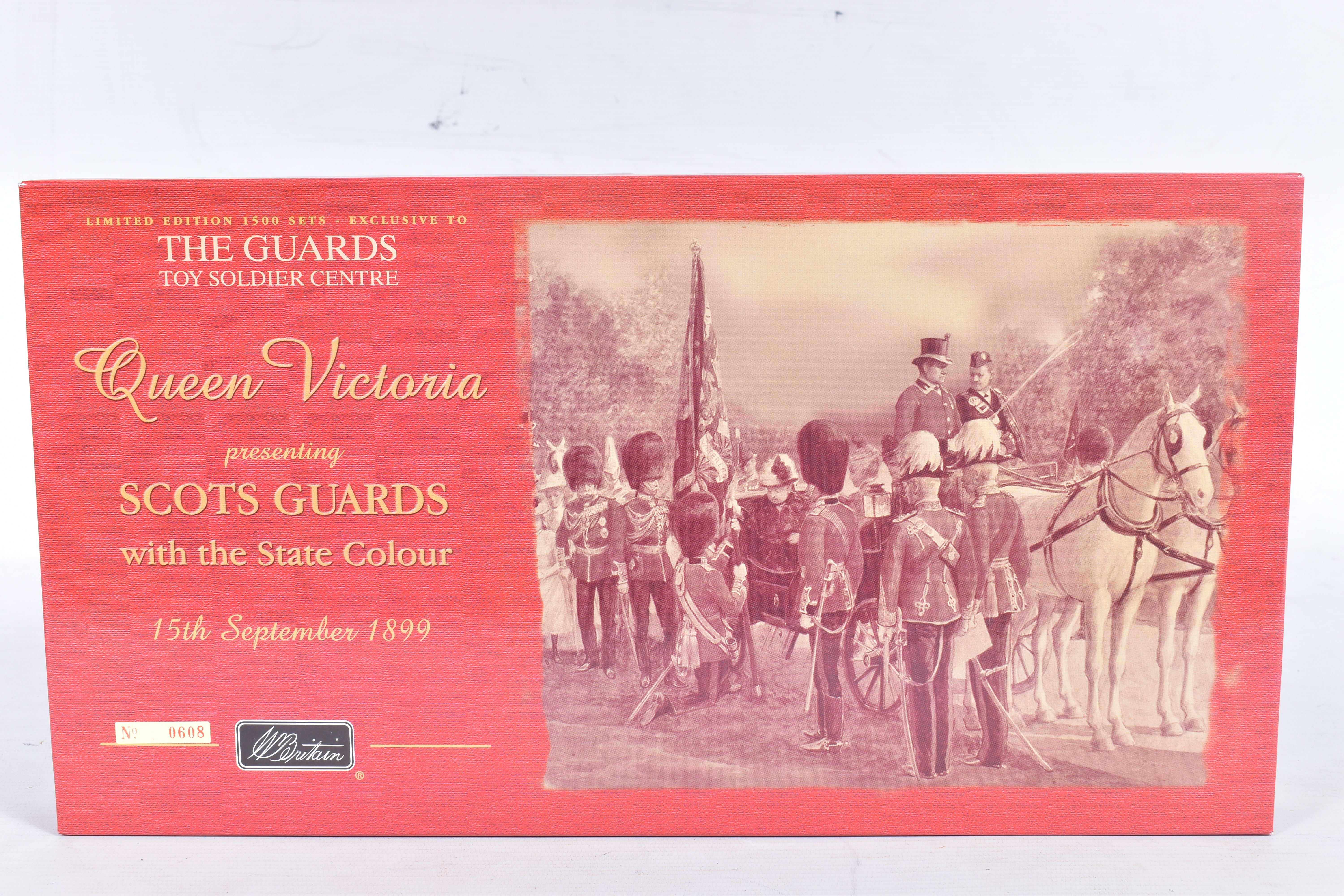 A BRITAINS SCOTS GUARDS BAND OF THE PIPES AND DRUMS 1899 FIGURE SET, No.0214, Limited Edition - Image 10 of 18