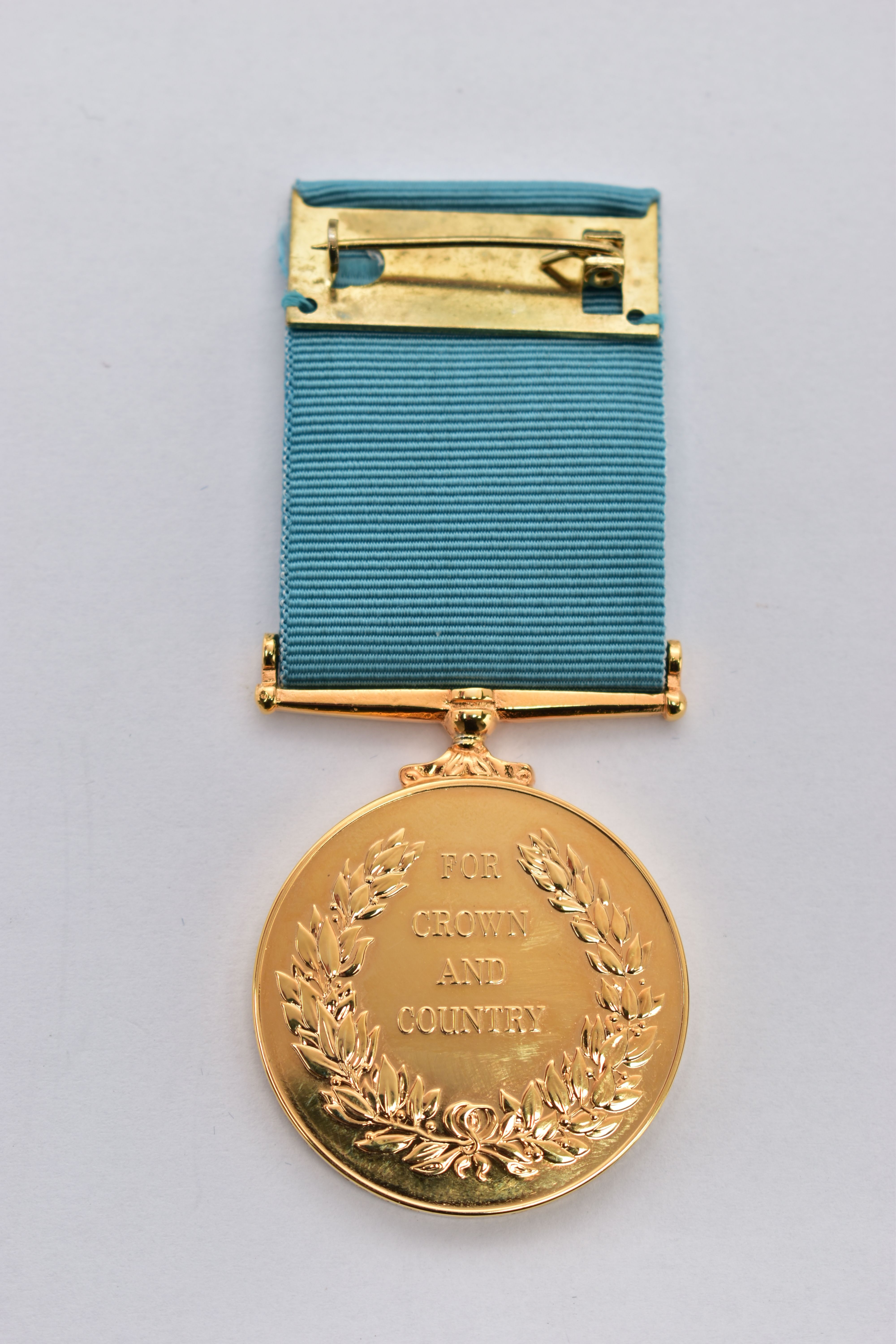 A CASED RAF MEDAL, circular medal engraved RAF motif to the front reads 'Squadron Royal Air Force - Image 2 of 4