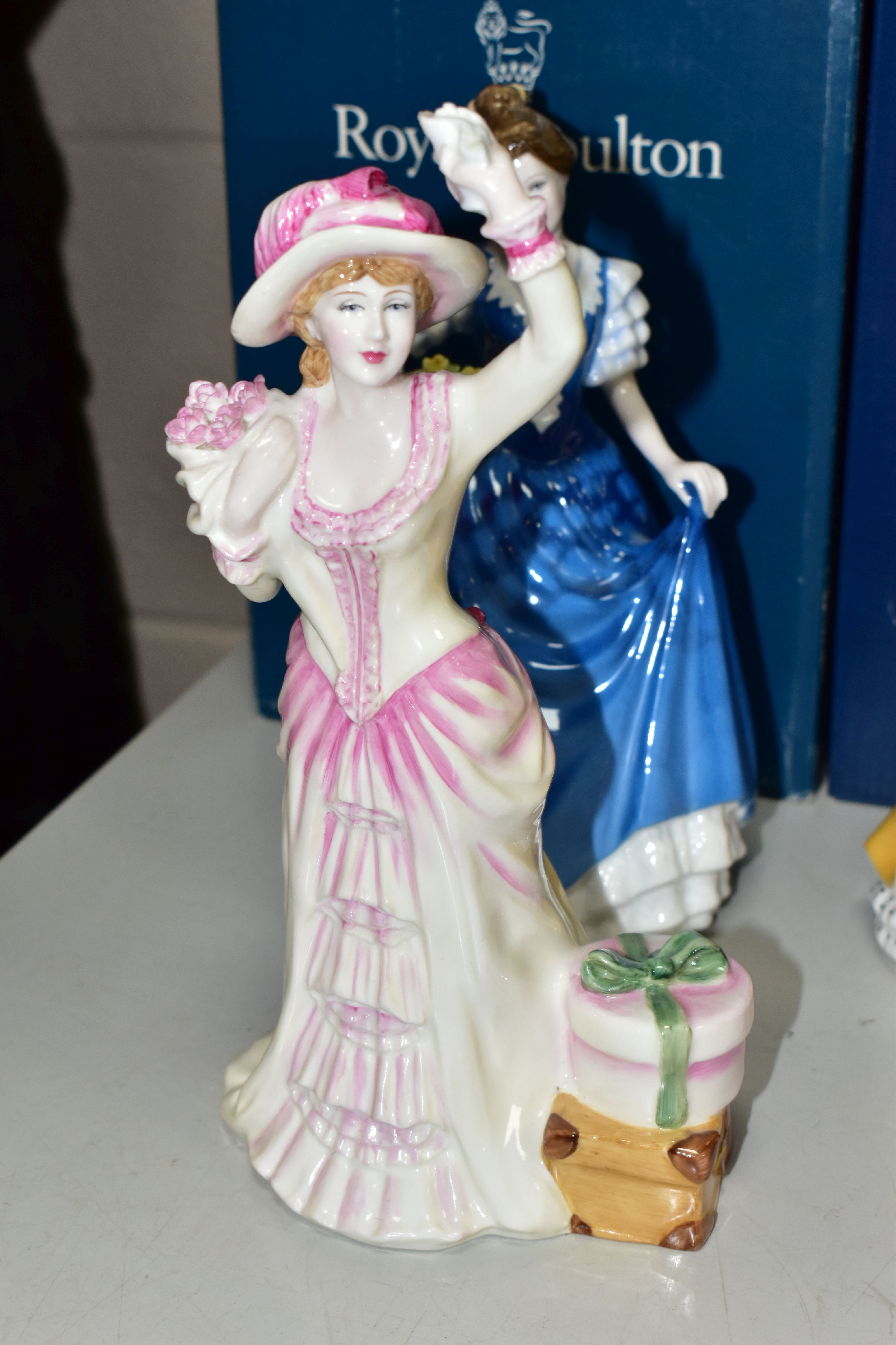 SIX ROYAL DOULTON FIGURINES, of which five are boxed, comprising 'Anna of the Five Towns' HN3865 - Image 4 of 5