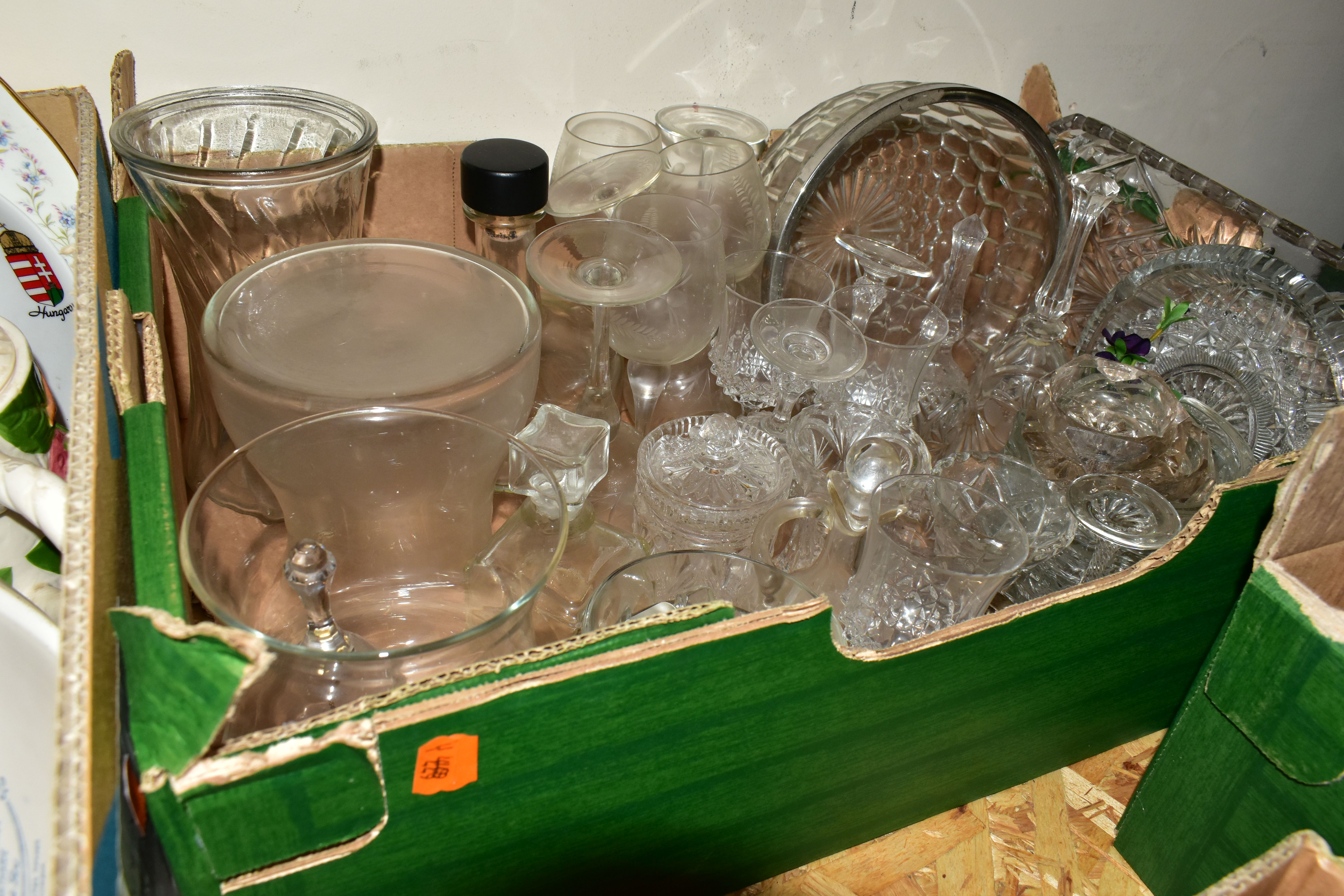 FIVE BOXES OF KITCHENWARE AND CERAMICS, to include John Webb salt glazed pottery cannisters, pots, - Image 6 of 6