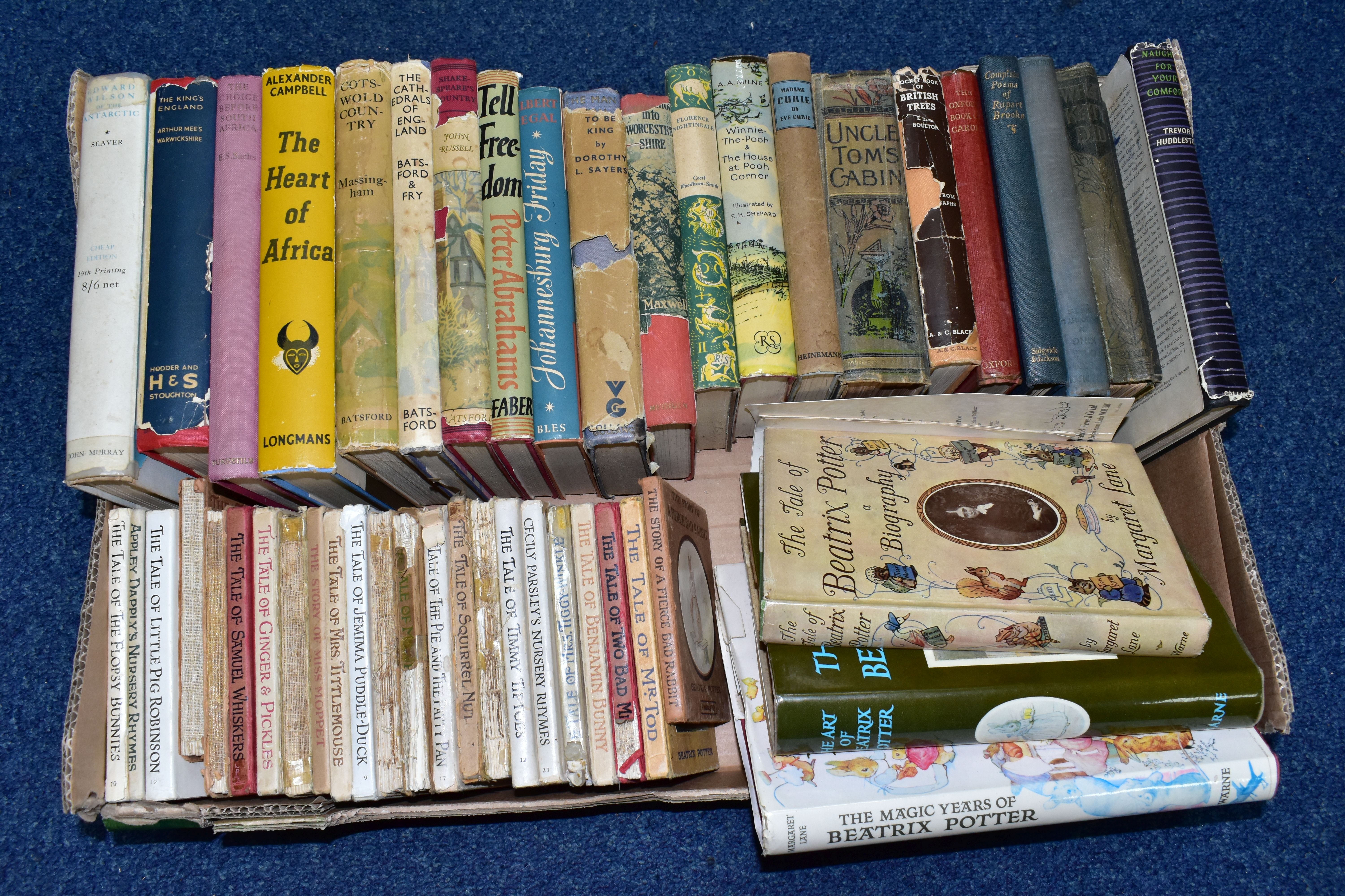 BOOKS, three boxes containing a collection of approximately 110 miscellaneous titles in mainly - Image 2 of 4