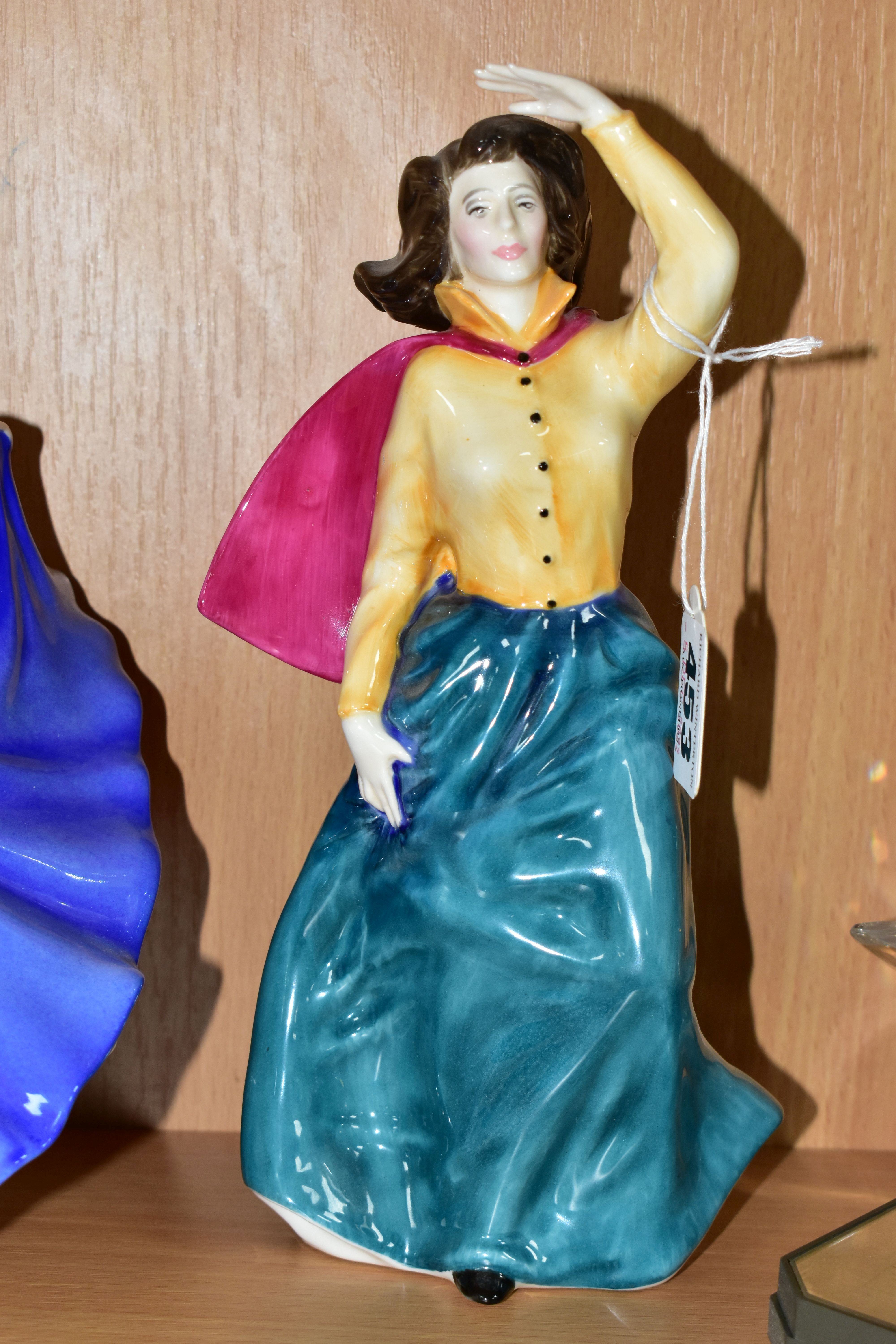 FIVE ROYAL DOULTON FIGURINES, comprising a limited edition Grace Darling figurine HN3089 numbered - Image 4 of 5