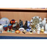 A GROUP OF CERAMICS AND SUNDRY ITEMS, to include Royal Doulton Bunnykins 'Vicar Bunnykins' DB254, an