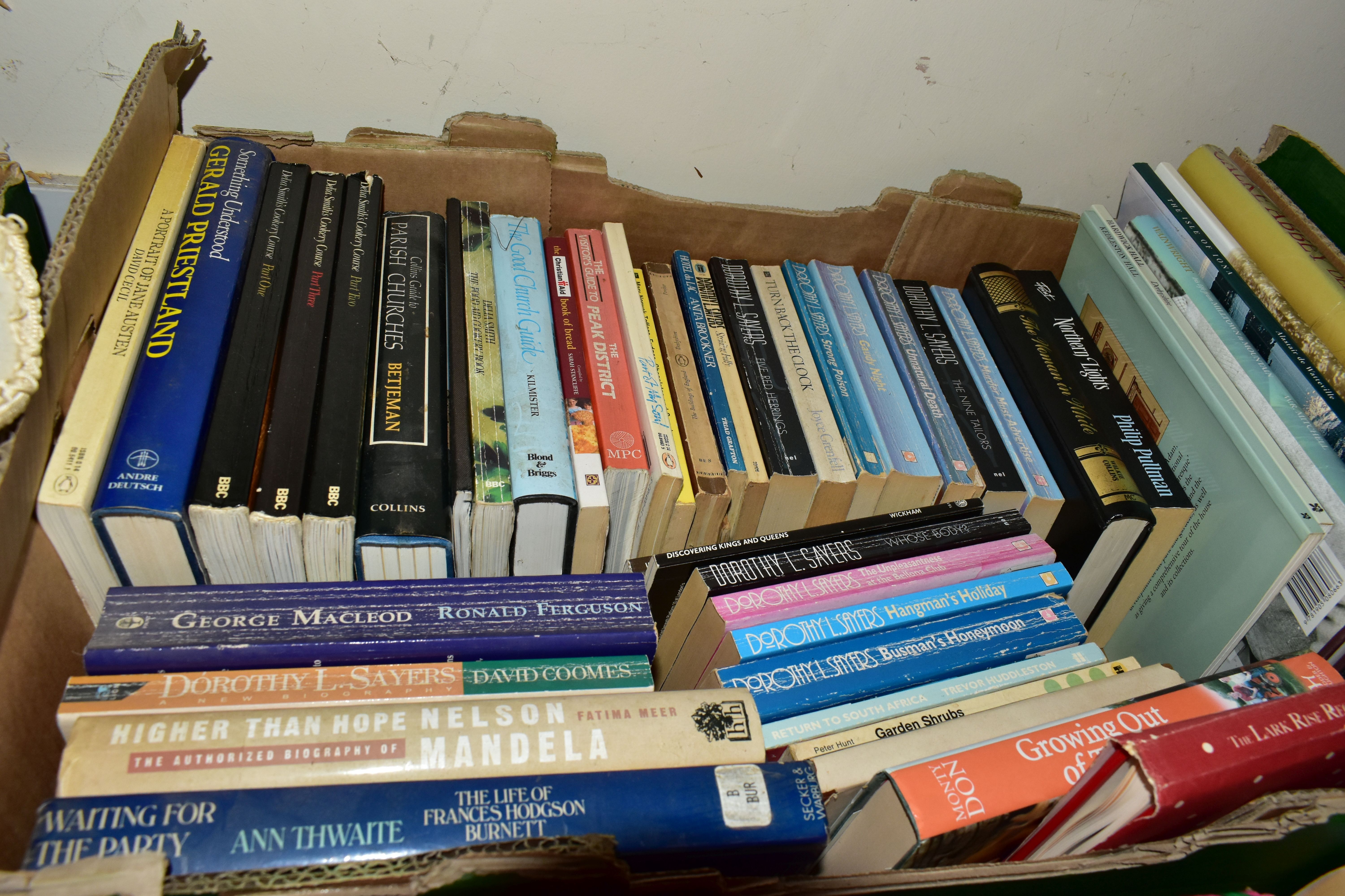 SEVEN BOXES OF BOOKS, containing approximately 275 titles in hardback and paperback formats, - Image 7 of 9