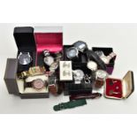 A BOX OF ASSORTED WRISTWATCHES, thirteen wrist watches, names to include 'Ben Sherman, Caribbean