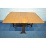 A G PLAN FRESCO GATE LEG TABLE, open length 138cm x closed 31cm x depth 92cm x height 73cm (