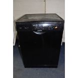 A BOSCH SMS50E06GB DISHWASHER in black width 60cm x depth 60cm x height 85cm (PAT pass and powers up