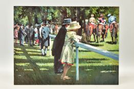 SHERREE VALENTINE DAINES (BRITISH 1959) 'ON PARADE', a signed limited edition print depicting