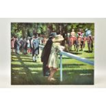 SHERREE VALENTINE DAINES (BRITISH 1959) 'ON PARADE', a signed limited edition print depicting