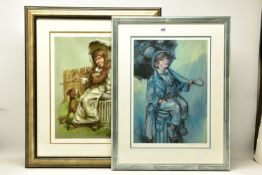 BARRY LEIGHTON-JONES (BRITISH 1932-?) TWO SIGNED LIMITED EDITION GICLEÉ PRINTS, comprising 'Young
