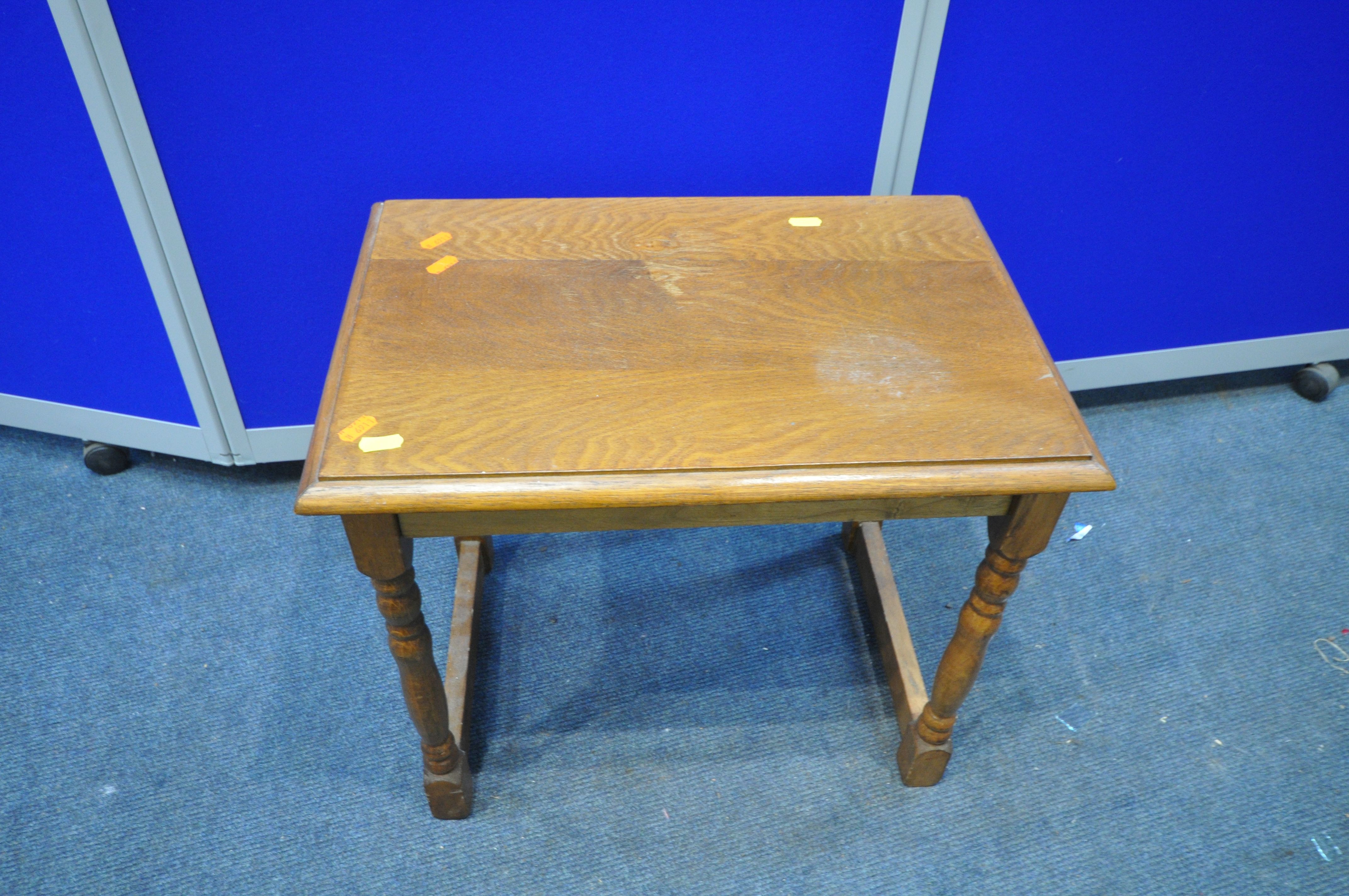 A SELECTION OF OCCASIONAL FURNITURE, to include a G plan Quadrille teak nest of two tables ( - Image 4 of 4