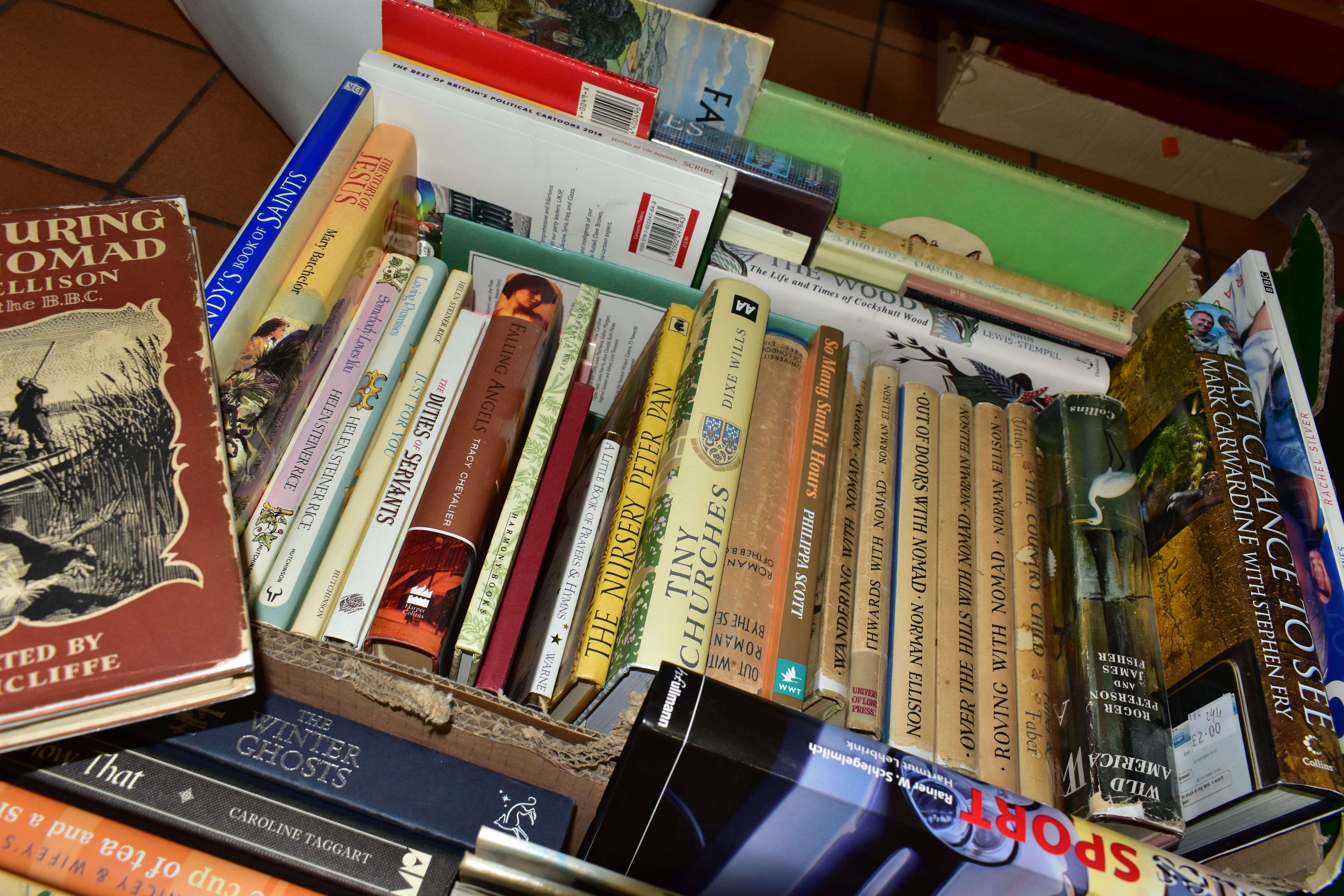 BOOKS, five boxes containing approximately 160 miscellaneous titles in hardback and paperback - Image 5 of 6