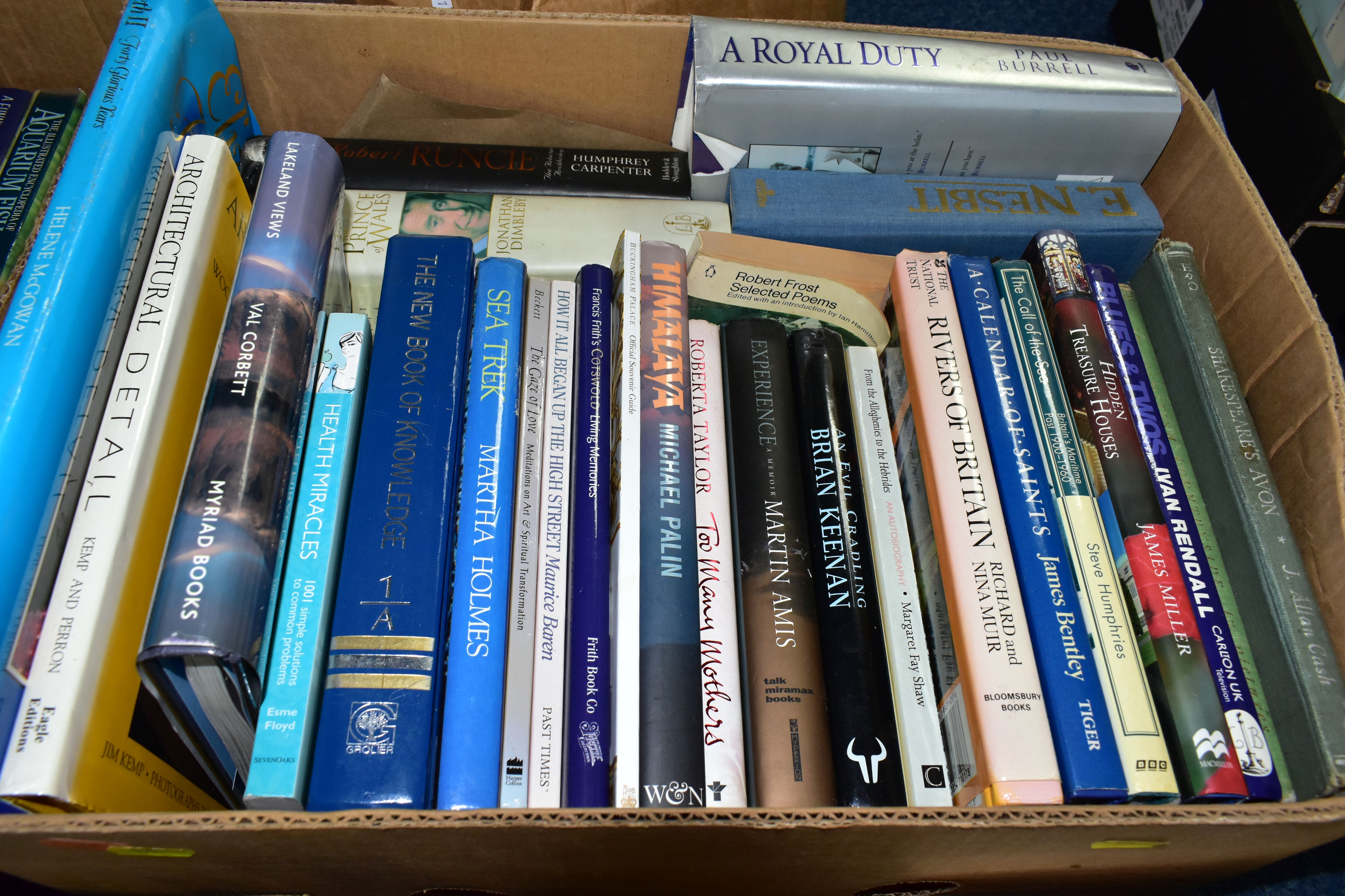 BOOKS, six boxes containing approximately 175 titles in hardback and paperback formats, subjects - Image 5 of 7