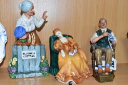 THREE ROYAL DOULTON FIGURINES, comprising The Bachelor HN2319 (4mm hairline to underside of base,