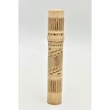 A BONE PICK UP STICKS GAME, bone pick up sticks, some with painted detail, together with a carved